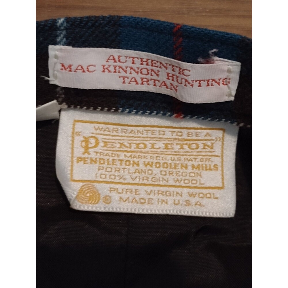 Vintage Pendleton Skirt Authentic Mac Kinnon Hunting Tartan Wool Size 10 USA - Picture 16 of 16